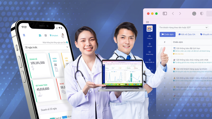 SimlyDent và tương lai phần mềm nha khoa có AI – CRM – Tự động hóa cho phòng khám hiện đại