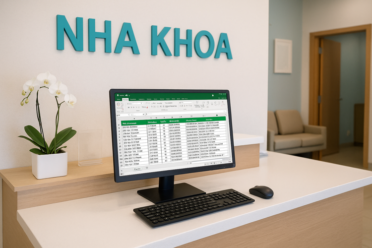 Chuyển dữ liệu từ Excel sang phần mềm nha khoa: Tốn công hay tiết kiệm lâu dài?