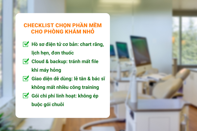 Phòng khám nhỏ hay chuỗi – Cách chọn phần mềm nha khoa để không tốn tiền vô nghĩa