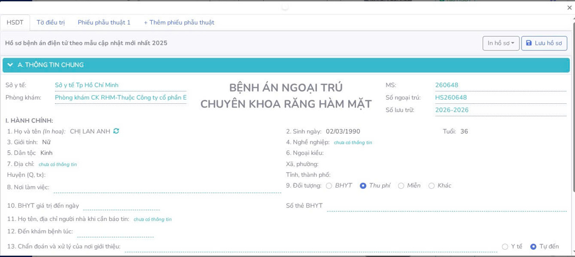 Quyết định 586: Phòng khám nha phải có bệnh án điện tử trước 31/12/2026