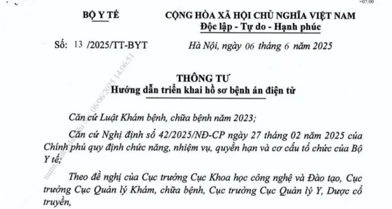 Thông tư 13/2025 bệnh án điện tử: Phòng khám nha cần chuẩn bị gì trước 31/12/2026?