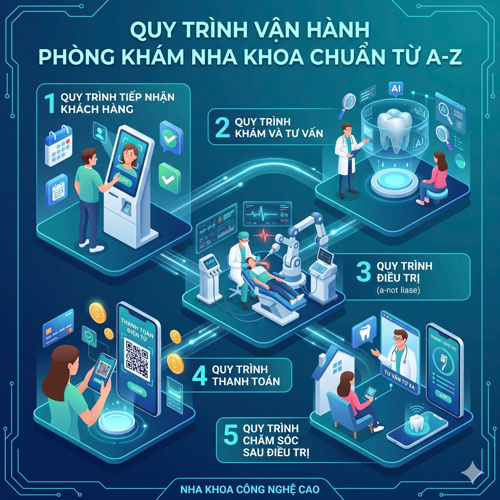 Vận hành phòng khám nha khoa hiệu quả: Quy trình chuẩn từ A-Z