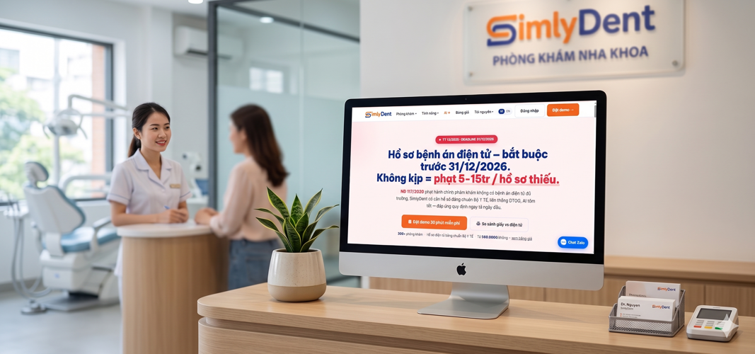 Hồ Sơ Bệnh Án Điện Tử EMR Nha Khoa: SimlyDent Sẵn Sàng Đồng Hành Cùng Phòng Khám