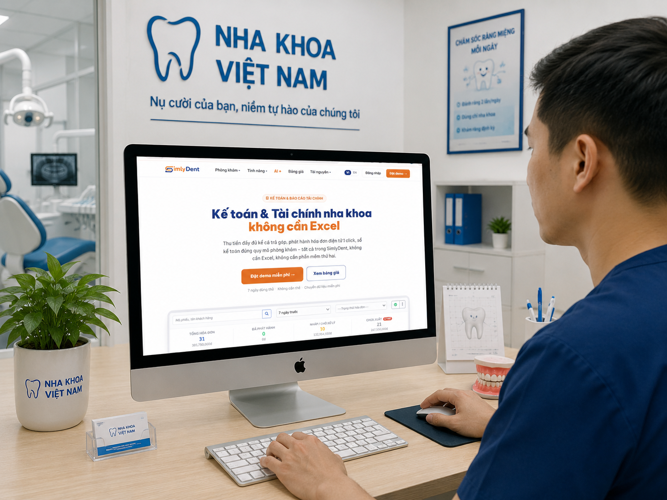 Phần mềm nha khoa tích hợp kế toán: Tại sao phòng khám cần?
